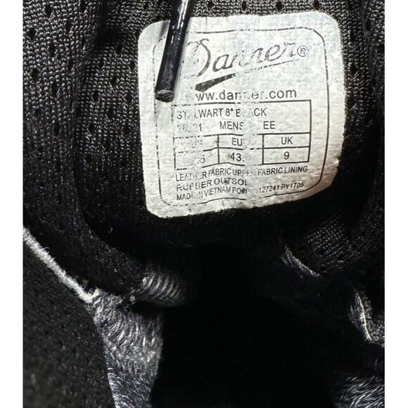 Danner 26221 Stalwart 8” Waterproof Black Duty Boots Men's Size 9.5 EE - Picture 8 of 9